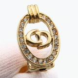 Christian Dior CD Logo Earrings