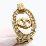 Christian Dior CD Logo Earrings
