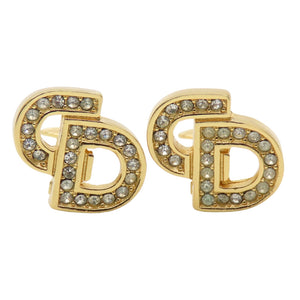Christian Dior CD logo Earrings