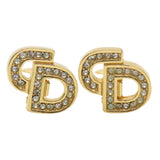 Christian Dior CD logo Earrings