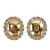 Christian Dior CD Logo Earrings