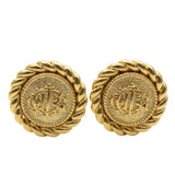 Christian Dior Logo Earrings
