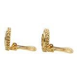 Christian Dior Logo Earrings