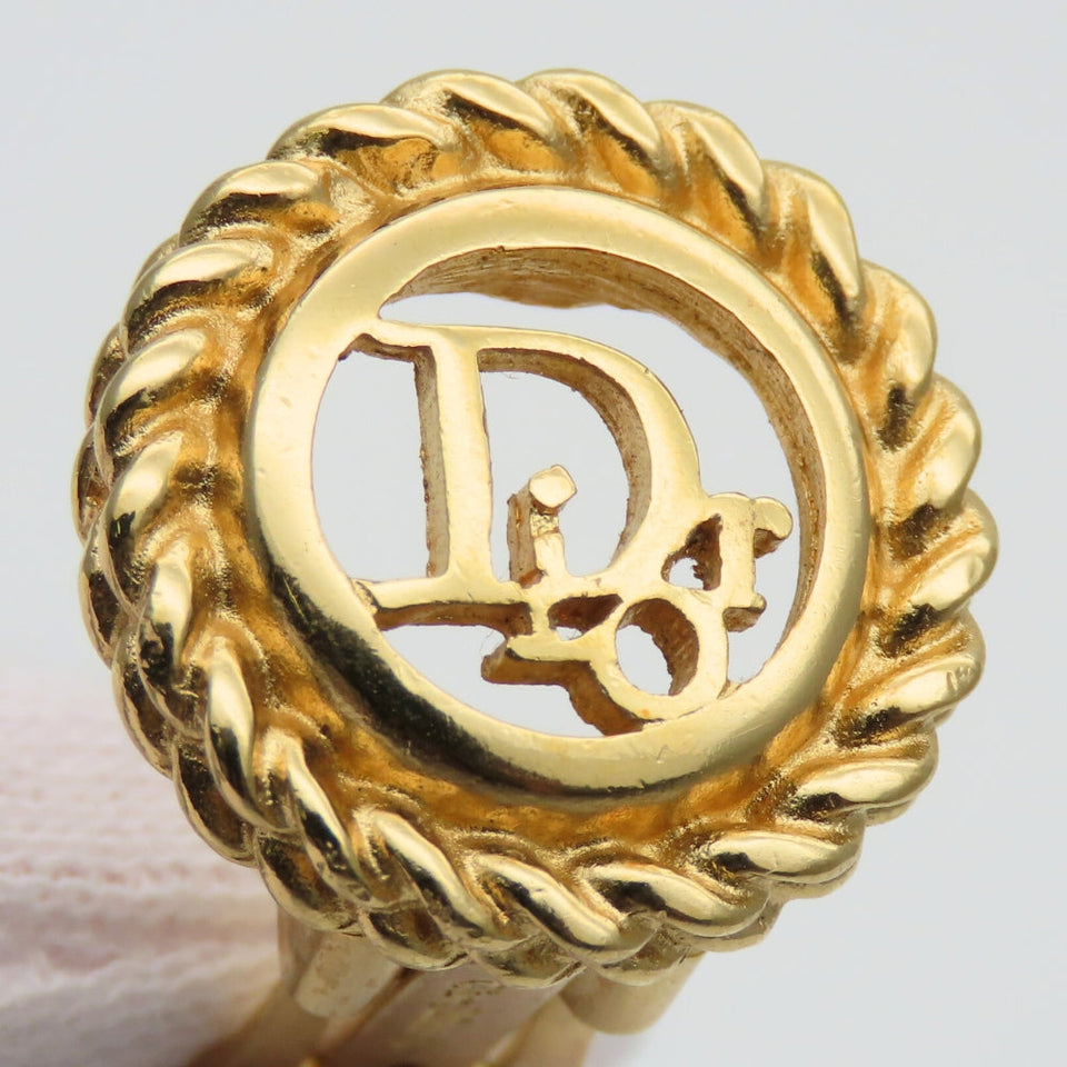 Christian Dior Logo Earrings
