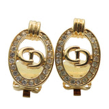 Christian Dior CD Logo Earrings