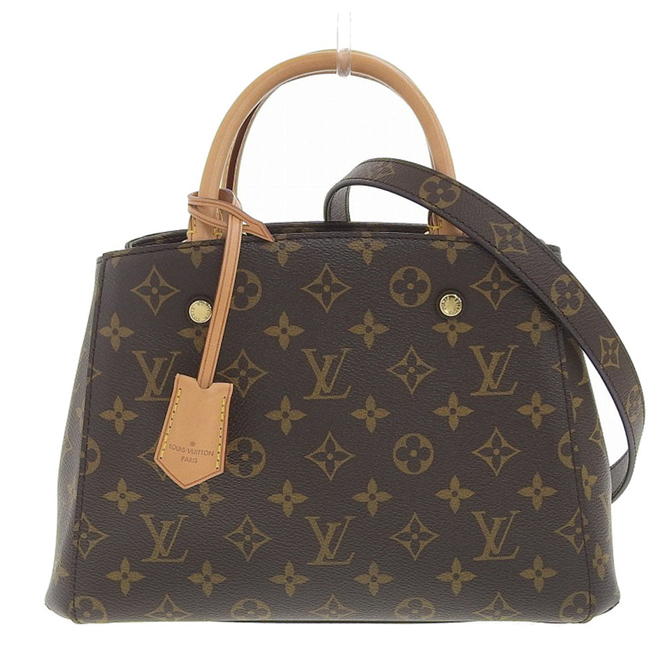 Louis Vuitton Monogram Montaigne BB 2way Crossbody Shoulder Bag
