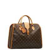 Louis Vuitton Monogram Handbag PVC/Leather Brown
