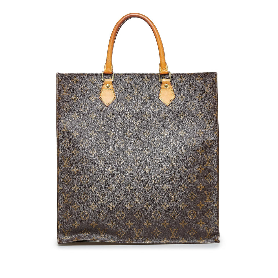 Louis Vuitton Monogram Sac Plat Tote Bag