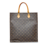 Louis Vuitton Monogram Sac Plat Tote Bag