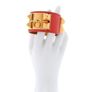 Hermes Epsom Collier De Chien CDC Bracelet S Rose Jaipur