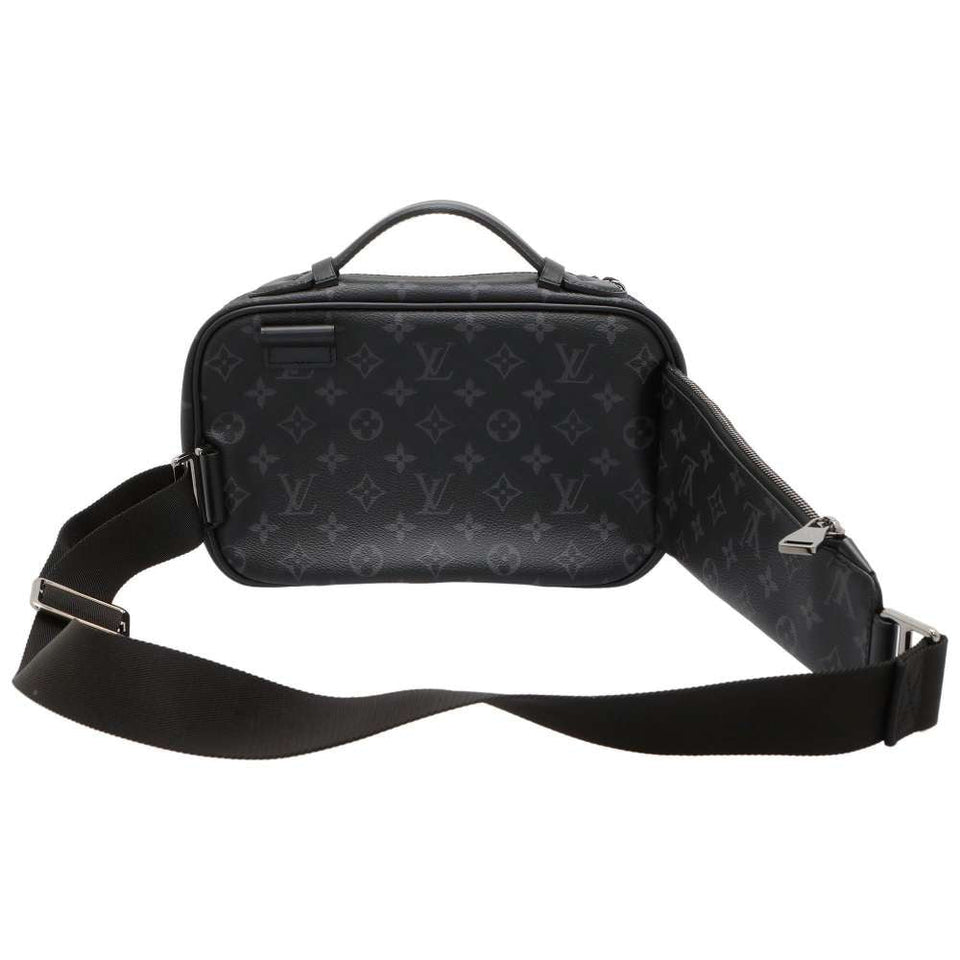 Louis Vuitton Monogram Eclipse Body Bag Bum Bag Black