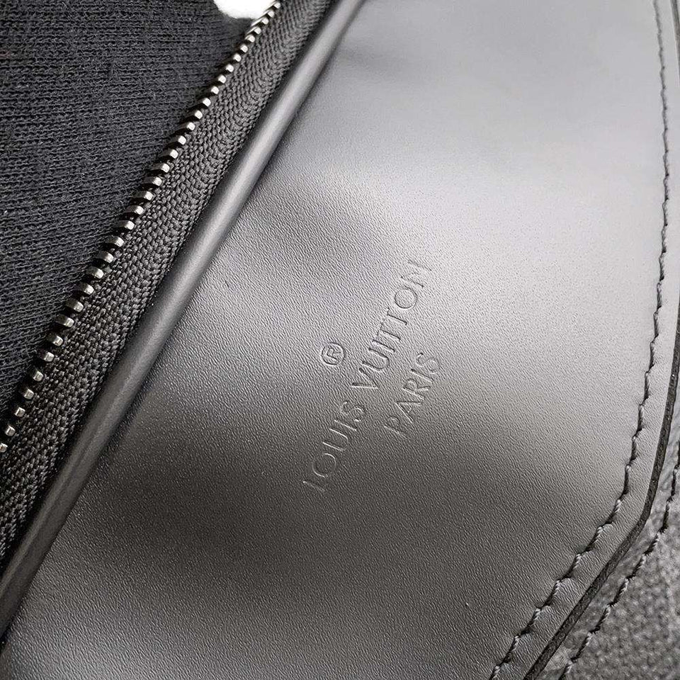 Louis Vuitton Monogram Eclipse Body Bag Bum Bag Black