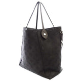 Louis Vuitton Mahina Leather Hina MM Shoulder Bag Black
