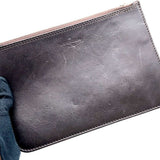 Louis Vuitton Mahina Leather Hina MM Shoulder Bag Black