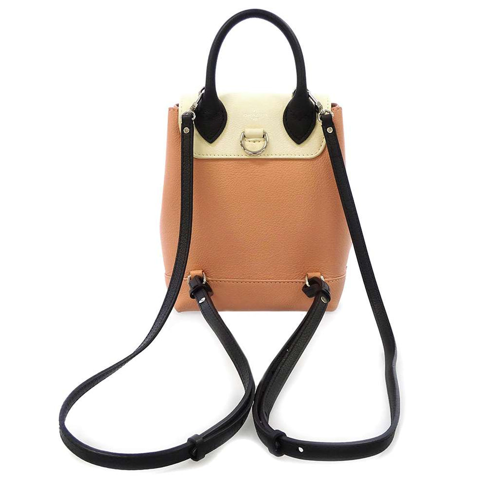 Louis Vuitton Lock Me Mini Leather Silver Hardware Backpack