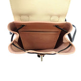 Louis Vuitton Lock Me Mini Leather Silver Hardware Backpack