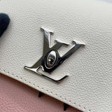 Louis Vuitton Lock Me Mini Leather Silver Hardware Backpack
