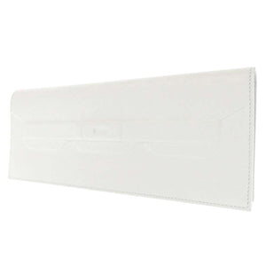 Hermes Birkin Shadow Clutch Bag New White Swift Leather