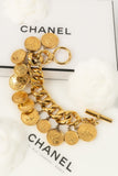 Chanel Gold Metal Bracelet | Bags Junction