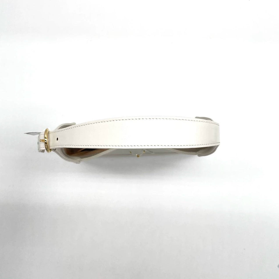 Gucci Jackie 1961 Small Leather Bag White without Strap