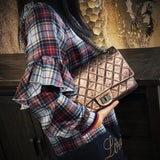 Chanel Metallic Charcoal Calfskin 2.55 Reissue 227 Double Flap Bag TWS
