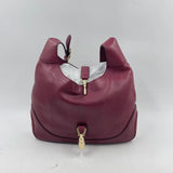 Gucci Jackie 1961 Soft Medium Leather Bag Burgundy Red