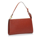 Louis Vuitton Epi Pochette Accessoires Brown Clutch