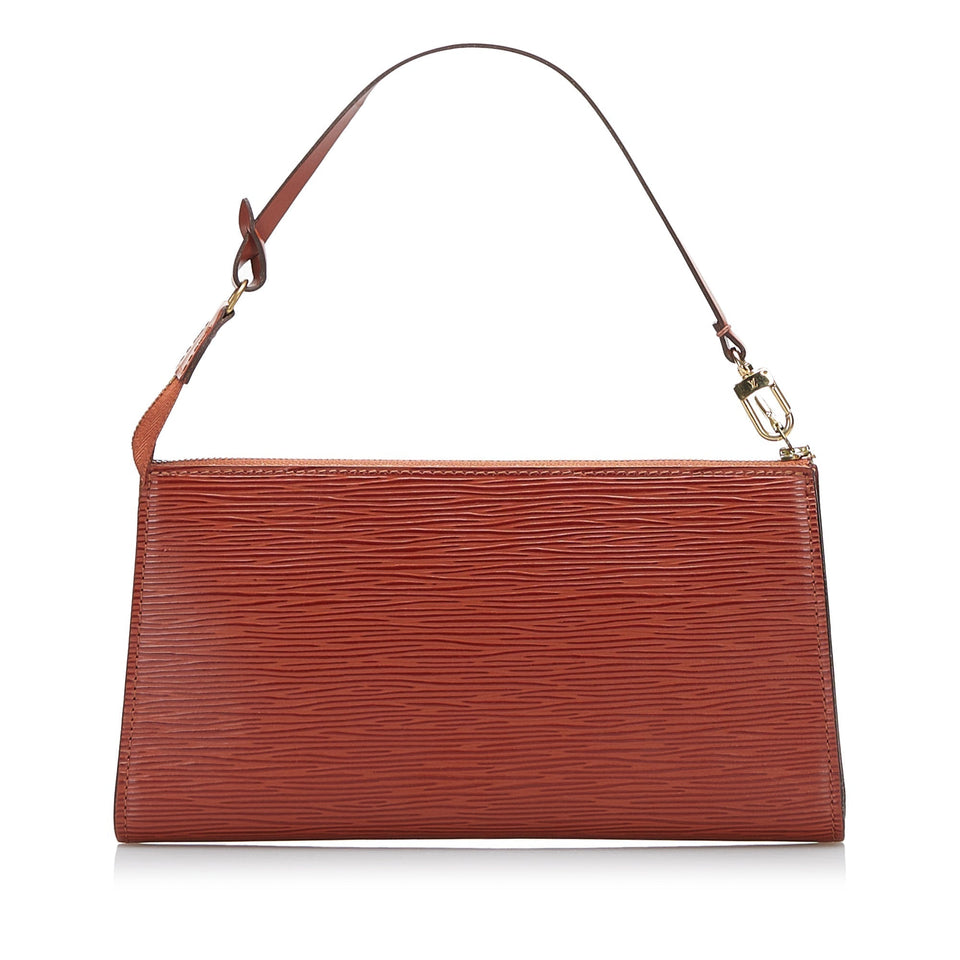 Louis Vuitton Epi Pochette Accessoires Brown Clutch