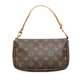 Louis Vuitton Monogram Pochette Accessoires Brown Clutch