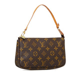 Louis Vuitton Monogram Pochette Accessoires Brown Clutch