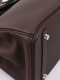 Hermes Ebene/Gold Birkin 30 PHW.
