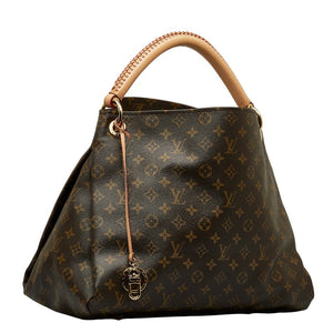Louis Vuitton Monogram Artsy MM Bag Brown PVC Leather Louis Vuitton