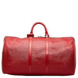 Louis Vuitton Louis Vuitton Boston Bag Leather Castilian Red