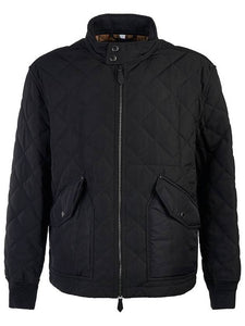 Luxury Burberry Diamond Quilted Thermoregulated Jacket Black