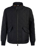 Luxury Burberry Diamond Quilted Thermoregulated Jacket Black