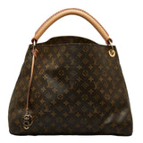 Louis Vuitton Monogram Artsy MM Bag Brown PVC Leather Louis Vuitton