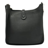 Hermès Evelyne-Style Shoulder Bag Black Taurillon Clémence Leather (31cm)