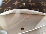 Louis Vuitton Double V Shoulder Bag Leather Monogram Creme