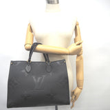 Louis Vuitton On The Go MM Monogram Amplant Handbag Black