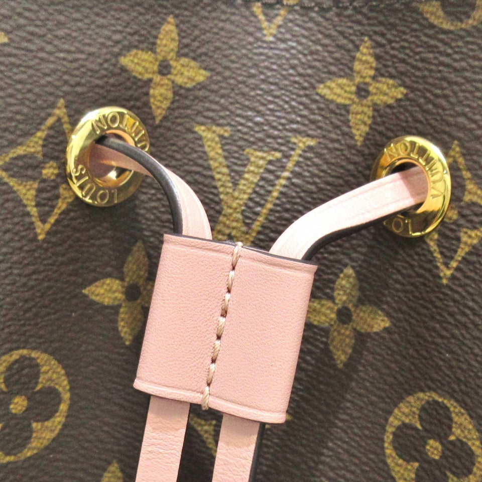 Louis Vuitton Neonoe Shoulder Bag Rose Poodle Monogram Canvas