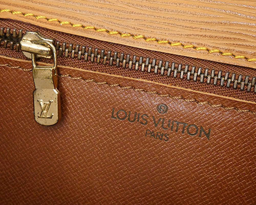 Louis Vuitton Epi Leather Biface Shoulder Bag Yellow