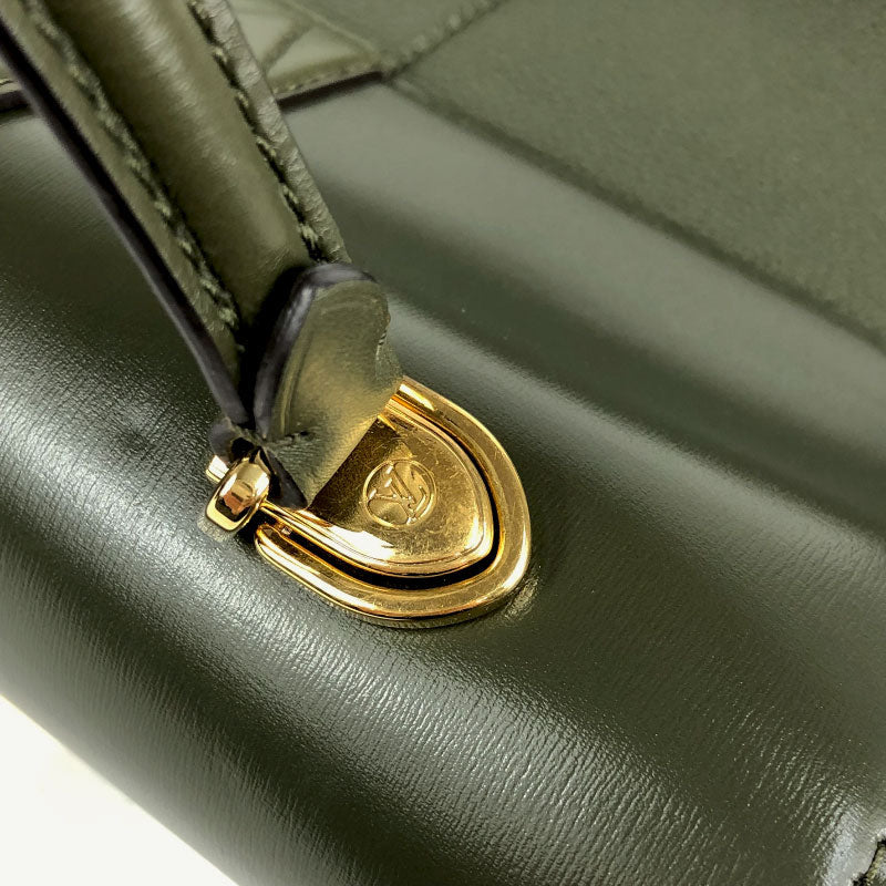 Louis Vuitton Rose Des Vents MM Handbag Calf Leather Black