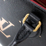 Louis Vuitton On The Go PM Tote Bag Black Beige