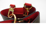 Louis Vuitton Flower Tote Bag Monogram Canvas Red