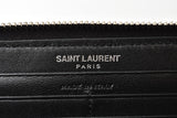 Saint Laurent- Paris Wallet Long Wallet Leather Black
