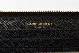 Saint Laurent- Paris Outlet Wallet Long Wallet Leather Black