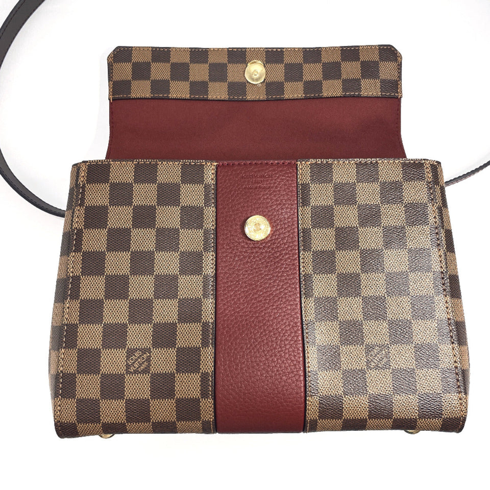 Louis Vuitton Bond Street Shoulder Bag Damier Ebene Canvas