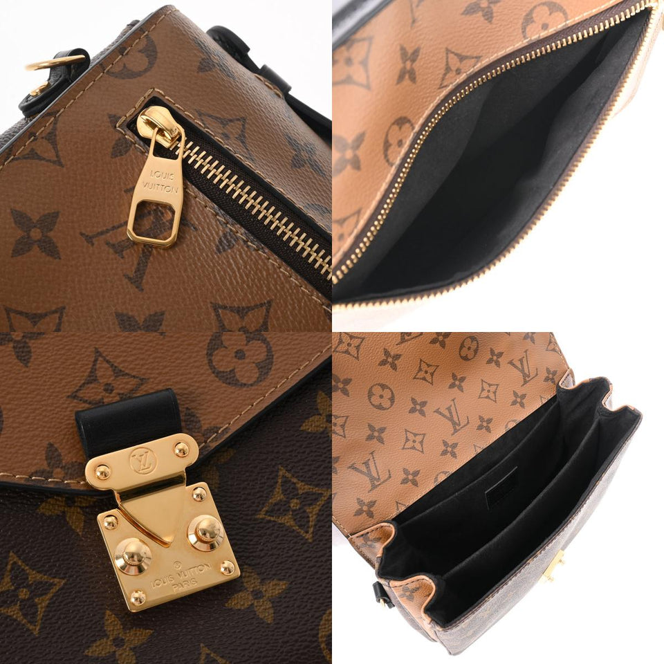Louis Vuitton Monogram Pochette Metis MM 2way Canvas Handbag