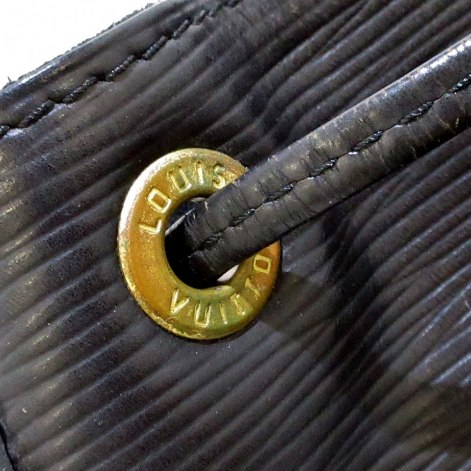Louis Vuitton Noe Shoulder Bag Noir Leather