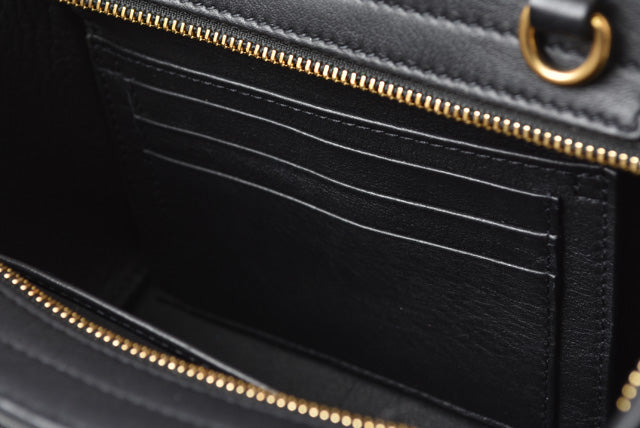 Saint Laurent- Brand Bag Shoulder Bag Mini Bag Clutch Bag Leather Black